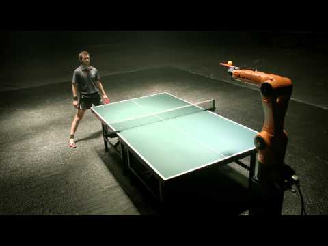 Robot to challenge human champion in table tennis