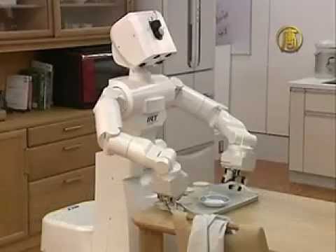 Domestic robot helper under development in Japan