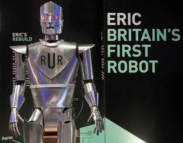 Eric the Robot Unveiled at Science Museum – London