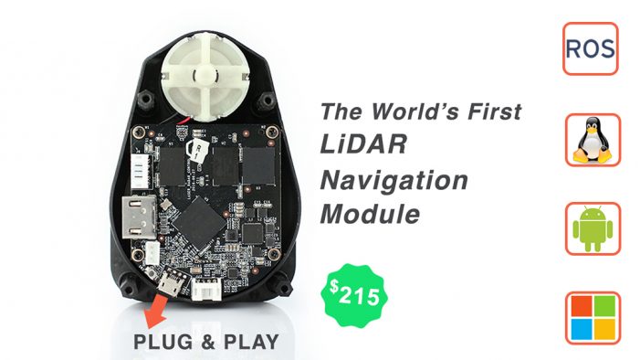 LiDAR Navigation Module for Drones, Robots and Autonomous Devices