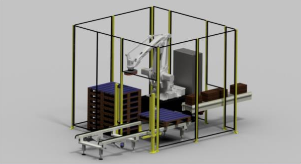 CKF Develops Low Cost Robot Palletising Cell