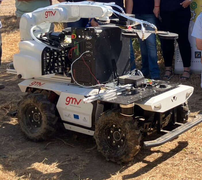 Crop Weed Control Robot