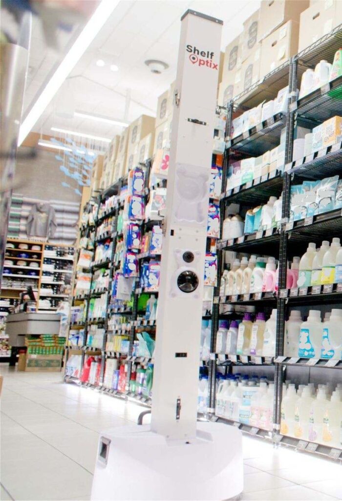 Shelf Scanning Robot - ShelfOptix by Brain Corp