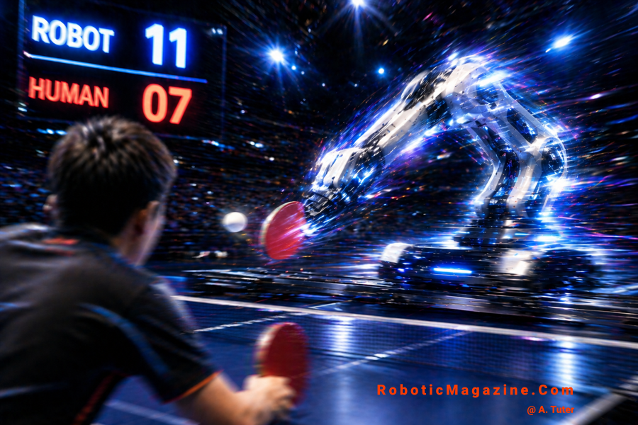 Table Tennis Robot Beats Humans